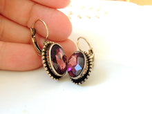 Lovely Purple Hanging earrings