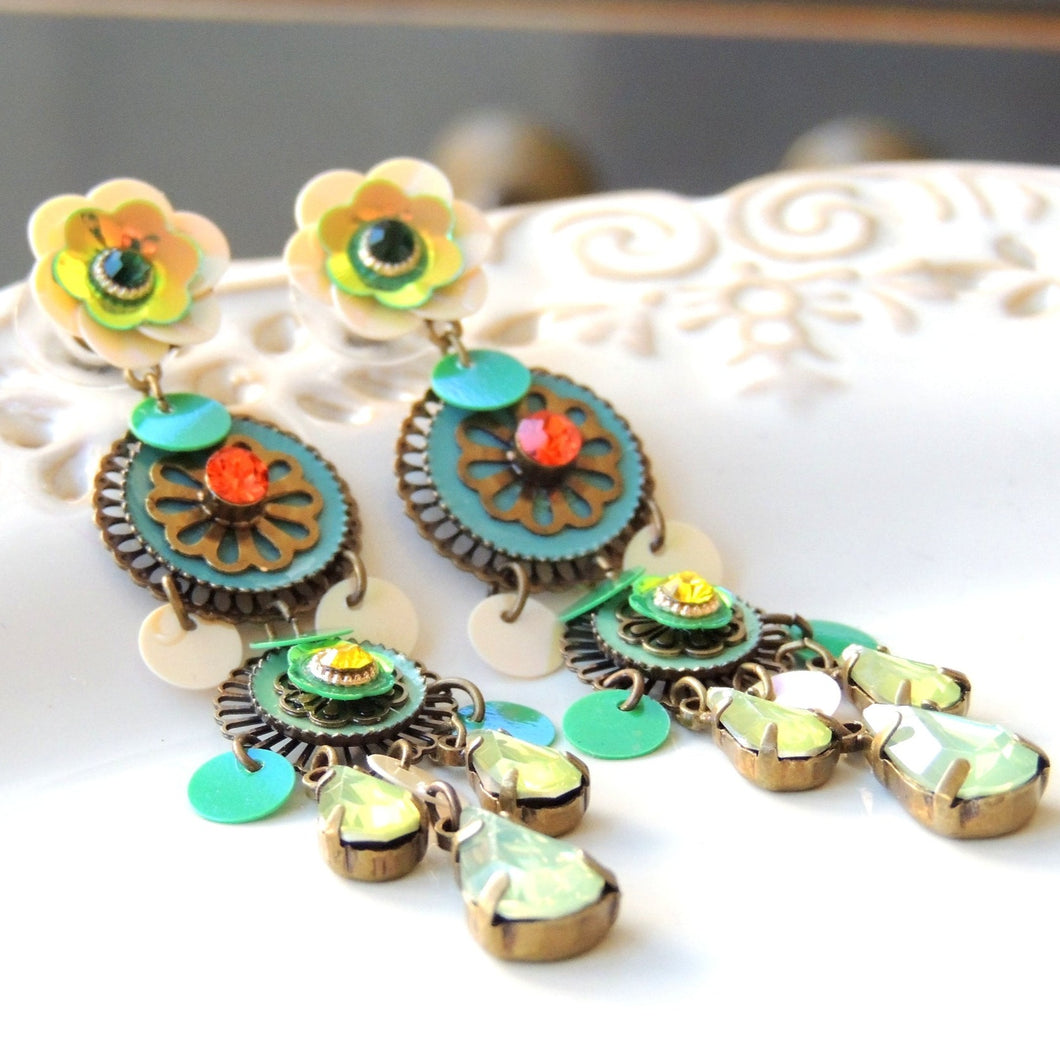 Colorful Hanging earrings