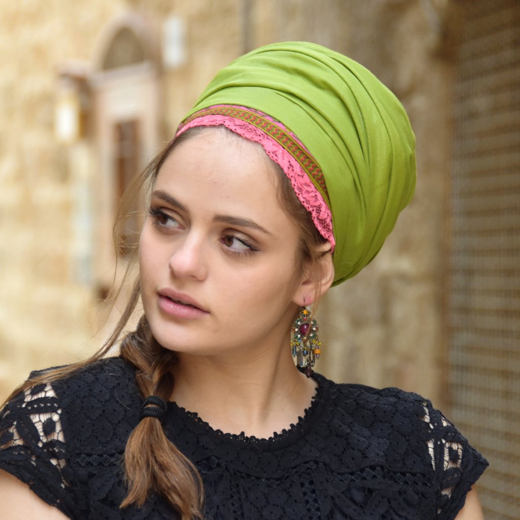 Green Rose SINAR Headscarf