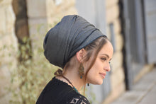 Silver Black Brilliant Headscarf