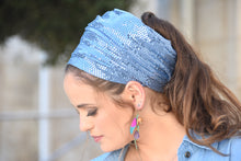 Sparkle Blue Headwrap
