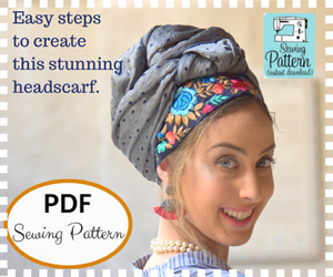 How To Sew Your Lovely Regal HEADSCARF