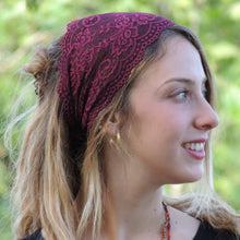 Bordeaux Lace Headband