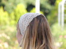 Cream Lace Headband