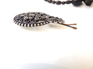 Silver Hair Clip