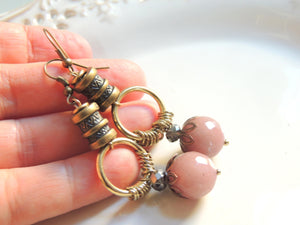 Old Purple Earrings
