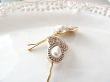 White Bridal Hair Pin