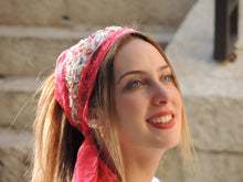 Fuchsia Lace Headband