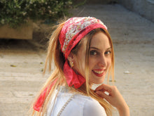 Fuchsia Lace Headband