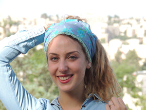 Turqoise Jeans Headband